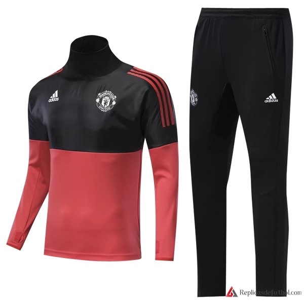 Chandal Manchester United 2017-2018 Rojo Negro